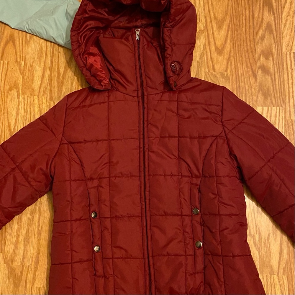 Hooded puffer coat by SUGARFLY